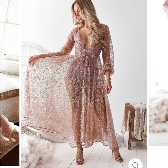 LUCKY STAR GLITTER DRESS - Picture 2 of 12